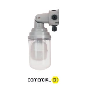 a imagem mostra luminária articulada led à prova de explosão